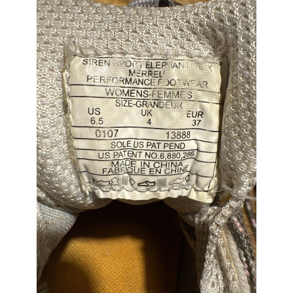 MERRELL Siren Sport 3 Hiking Shoes‎ Brown Pink Gorpcore Outdoor Comfort Size 6.5 - Picture 8 of 10